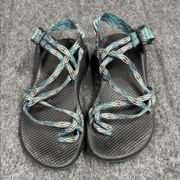 Chaco Shoes - Chaco Women's Sandals - Black and Teal